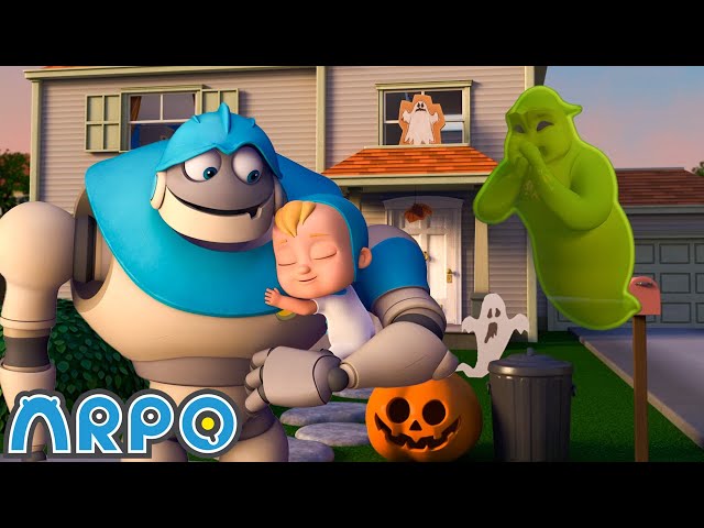The Haunted Tunnel Chase Arpo Vs The Candy Ghost Arpo Kids Tv