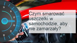 Czym smarować uszczelki w samochodzie, aby nie zamarzały?