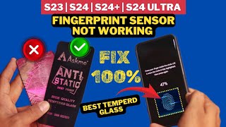 S23 Fingerprint Not Working Problem Fix 101% - Best Screen Protector (Guard) For S23,s24 \u0026 S24 ultra