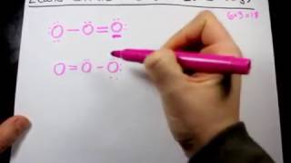Draw the Lewis Structure of Ozone (O3)