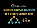 Lowest Common Ancestor of a Binary Search Tree - LeetCode 236 - Coding Interview