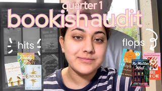 Q1 Book Audit | Hits, Flops, Potential Five Stars ⭐️, and more