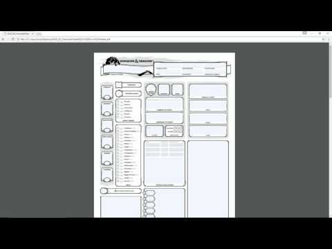 Going over the 5E D&D Character Sheet *HOW TO* Going over the 5E D&D Character Sheet *HOW TO*