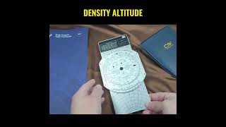 Density altitude calculate on E6B flight computer #aviation #flightcomputer #learntofly #shorts