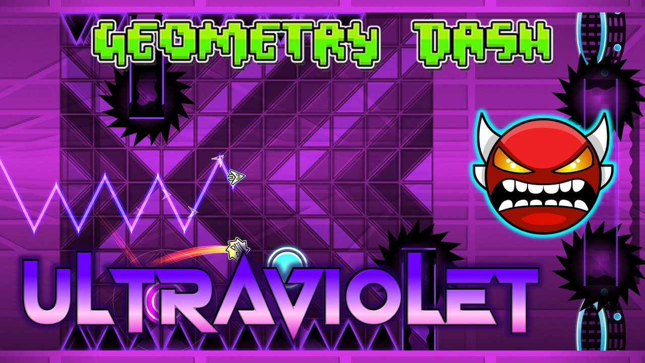 Geometry Dash Ultraviolet Insane Demon Unluckiest Victor Youtube