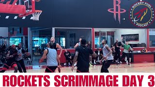 Rockets training camp day 3 scrimmage