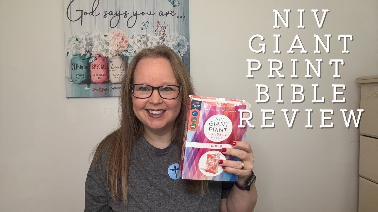 Niv Bible Review Great Bible For Prayer Bibles Large Print Compact