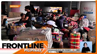 Ilang pasahero, inabutan ng Pasko sa bus terminal | Frontline Pilipinas