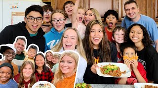 FRIENDSGIVING WITH @THE MILLER FAM! | Large Family Cook Off