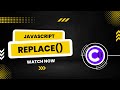 replace method in javascript | javascript string tutorial in tamil.