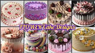 Most Beautiful Flower Cake Designs Images || Flower Cake Decorating Ideas || Flower Theme Cake #2024