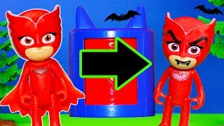 PJ Masks Play with Silly Spooky Transforming Tower Costume Changers