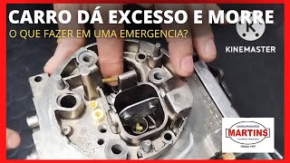 Carro dá excesso, vaza combustível e ele morre/ O que pode fazer em uma emergência? MartinsCarburado