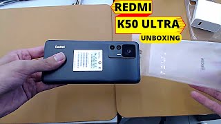Redmi K50 Ultra 5g black unboxing || k50 ultra hands on review
