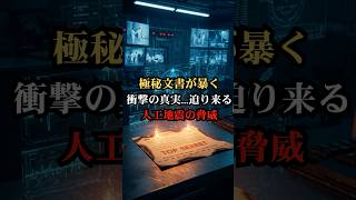 極秘文書が暴く衝撃の真実   迫り来る人工地震の脅威【都市伝説 予言 雑学 怖い話 怪談 2025年】【予告編】