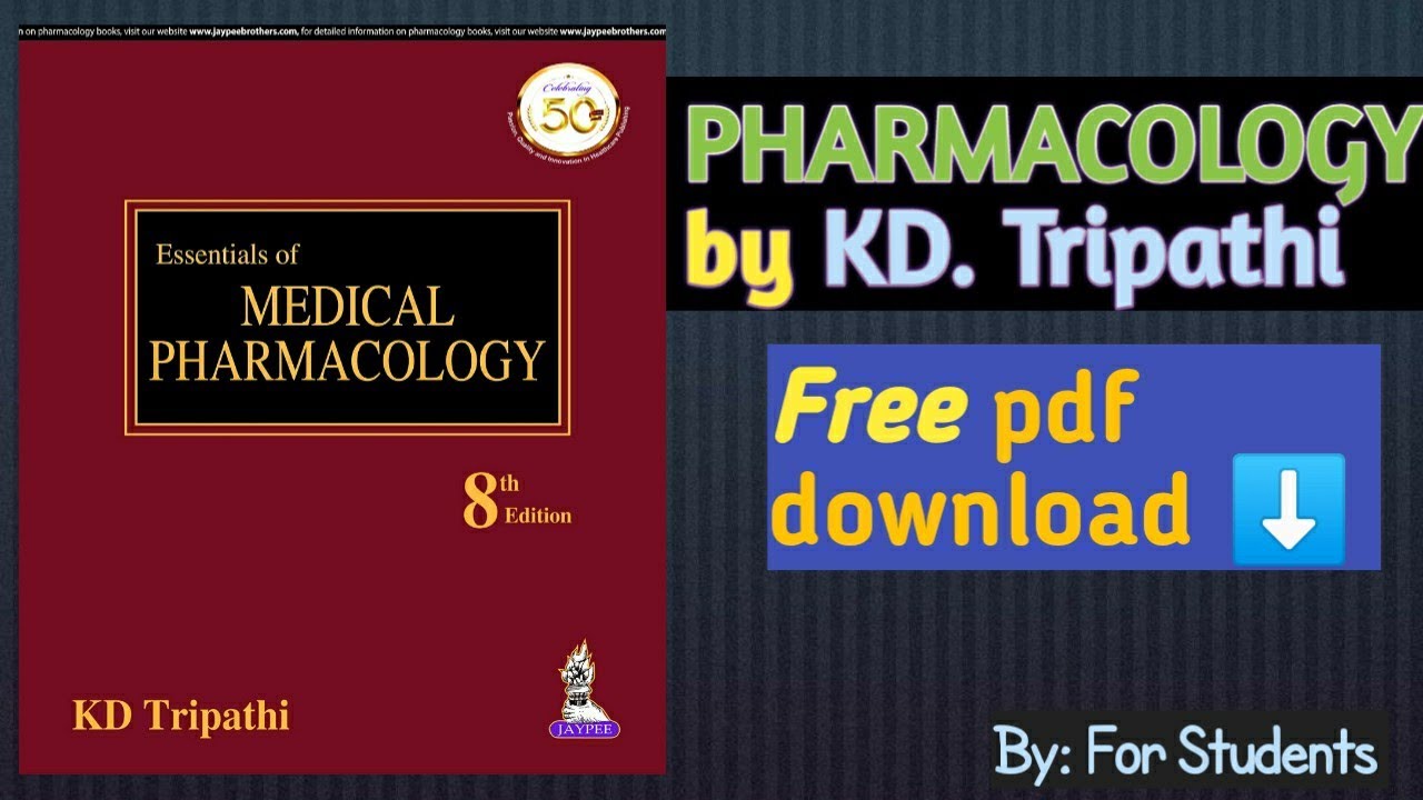 Pharmacology || D.Pharmacy Book Free Pdf Download #pharmacology # ...