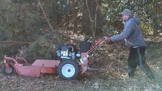 Bradley Brush Buster clearing out a ditch.