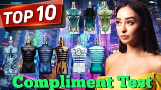 Top 10 LE MALE Fragrances RATED! Ladies Choice ft. Ashley | Jean Paul Gaultier