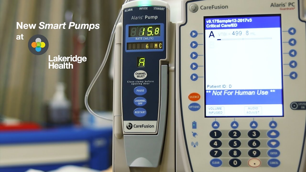 New Smart Pumps At Lakeridge Health - YouTube