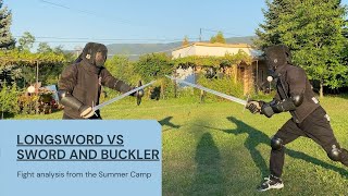 Historical fencing fight analysis - Longsword vs Sword and Buckler