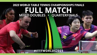 FULL MATCH | GAUZY / PAVADE vs LIN / KUAI | XD QF | #ITTFWorlds2023