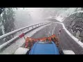 Snow removal with two vehicles on extreme Alpine paths!