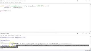 File I/O in Python 3