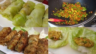 Pata Gobi Roll | Healthy \u0026 tasty Cabbage Rolls Recipe