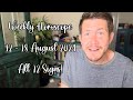 All 12 Signs! 12 - 18 August 2024 Your Weekly Horoscope with Gregory Scott