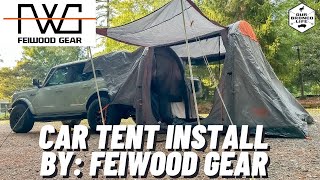 Feiwood Gear Car Tent Install | Our Bronco Life | @Feiwood-Gear