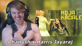 Anegan - Roja Kadale Video | Dhanush x Harris Jayaraj • Reaction By Foreigner