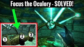 How to FOCUS THE OCULORY Puzzle (Revealing the Unseen Quest) - Skyrim Remastered