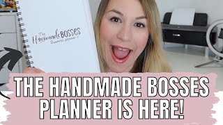 THE HANDMADE BOSSES PLANNER IS HERE!