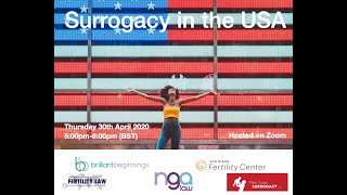 Surrogacy in the USA - 30th April 2020