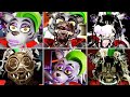 FNAF: Security Breach Vs Ruin DLC Vs FNAF: Help Wanted 2 - All Glamrock Roxy Jumpscares