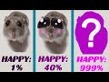 Sad Hamster - Becomes Happy