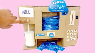 How to Make Amazing Oreo Vending Machine From Cardboard | DIY Cardboard Project