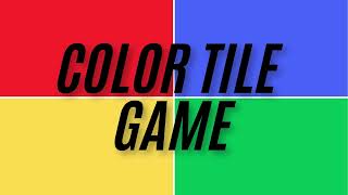 Step on the Color Tiles Game! Fun Interactive Activity for Kids