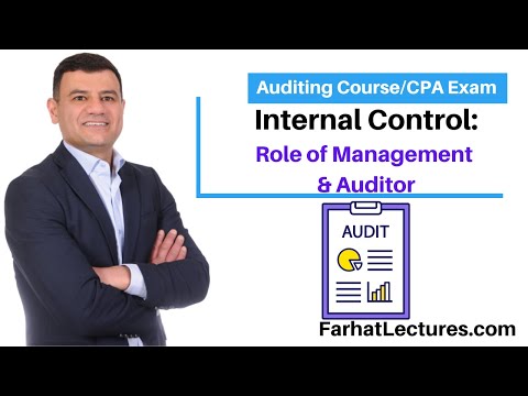 Internal control management and the role of the auditor.