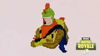 Comment Dessiner Le Skin Rex De Fortnite Pixel Art