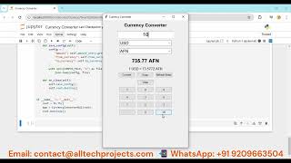 Currency Converter in Python With GUI | Python Project | Source Code