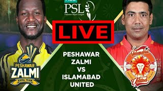 PSL LIVE 2020|Islamabad united vs Peshawar zalmi Live match|PTV sports|