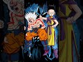 Goku,vegeta,trunks and gohan vs chi chi, bulma,Mai and videl