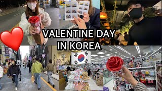 🇰🇷VALENTINE DAY IN KOREA ❤️ | Shopping 🛍 + date 💕