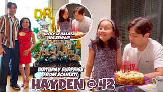 HAYDEN KHO 42ND BIRTHDAY SURPRISE FROM SCARLET 😍 VICKY BELO DI HALATANG SENIOR NA