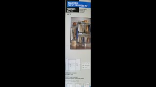 Everbilt Closet system assembly quick look