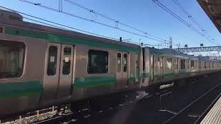 常磐線 E231系 マト105+マト129 快速 取手行き 金町通過