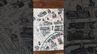 Paris Vintage Map Scarf