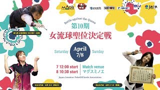 挑戦者決定戦　第２セット   丸岡文子 vs 永岡さつき