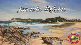Pastel painting techniques and tutorial with Amanda McLean I Colour In Your Life